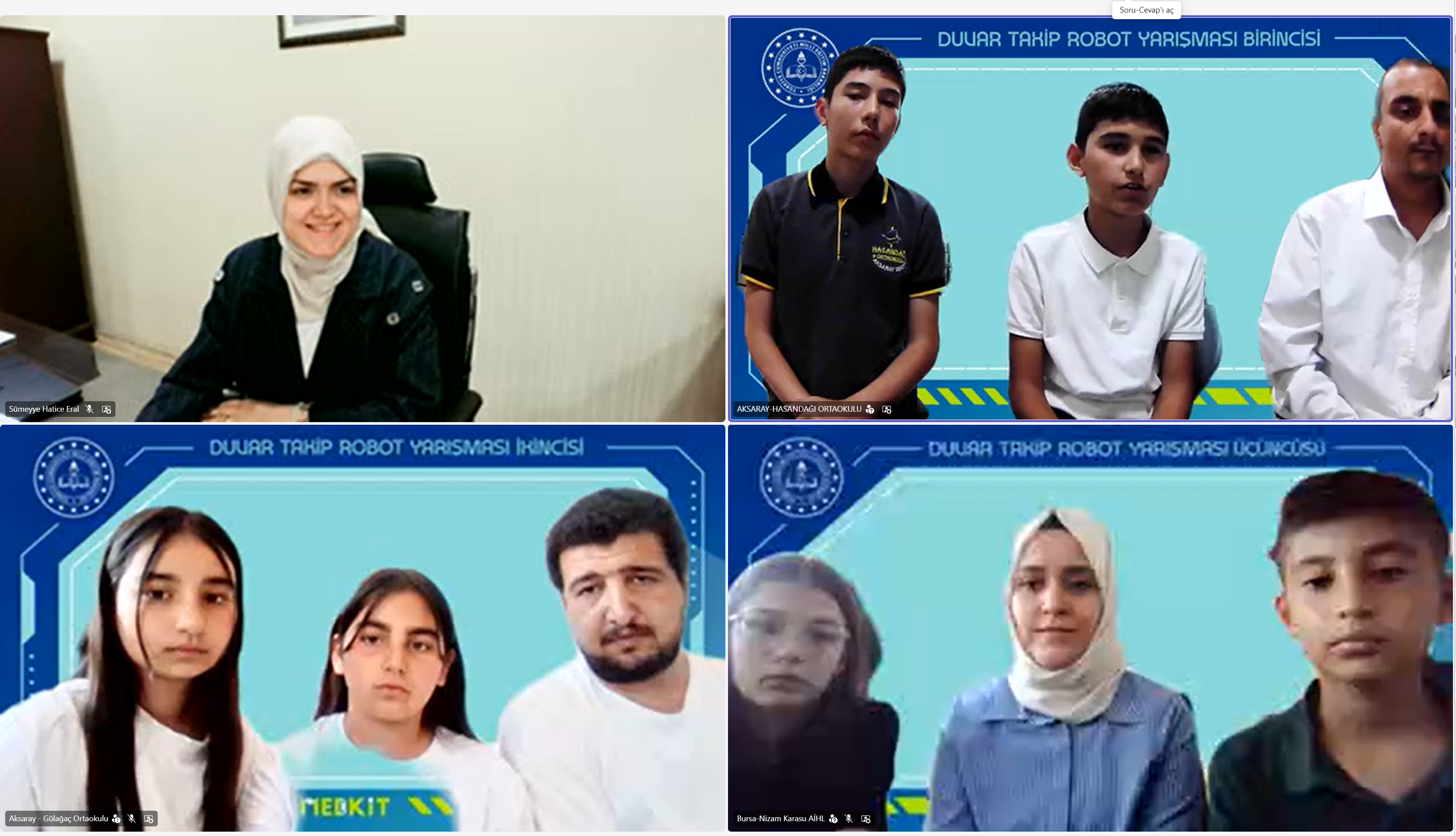MEB-KİT Robot Yarışması Ödül Töreni Gerçekleştirildi