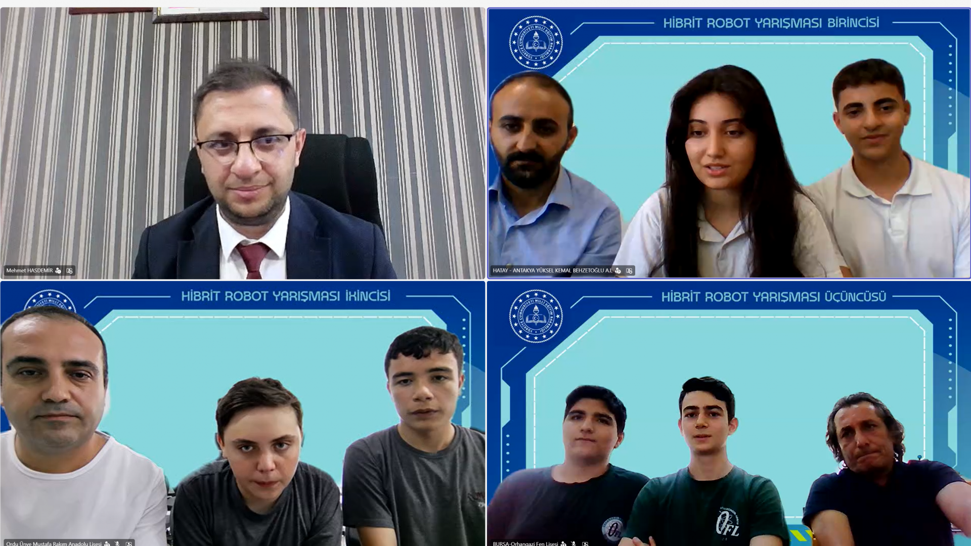 MEB-KİT Robot Yarışması Ödül Töreni Gerçekleştirildi
